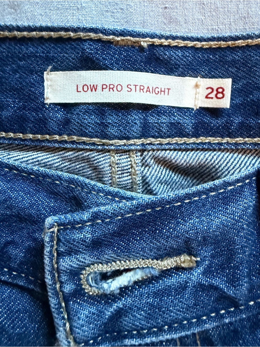 Levi's Women's Straight Leg Jeans in Deep Blue Denim
